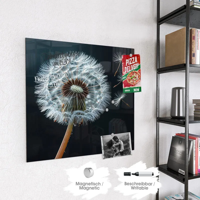 Magnettafel - Fliegende Pusteblume