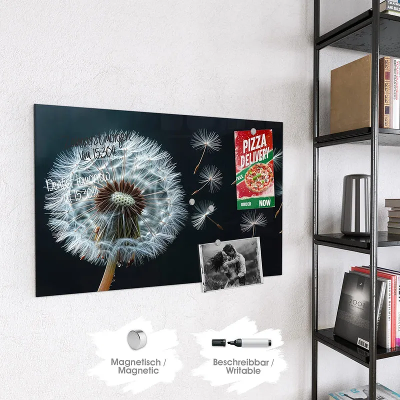 Magnettafel - Fliegende Pusteblume