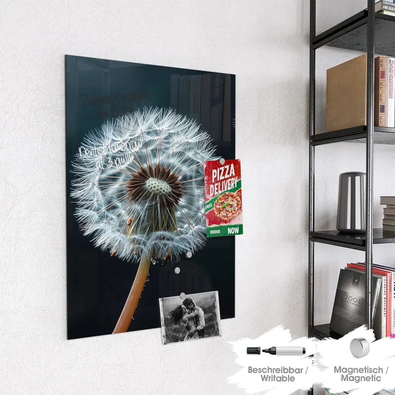Magnettafel - Fliegende Pusteblume