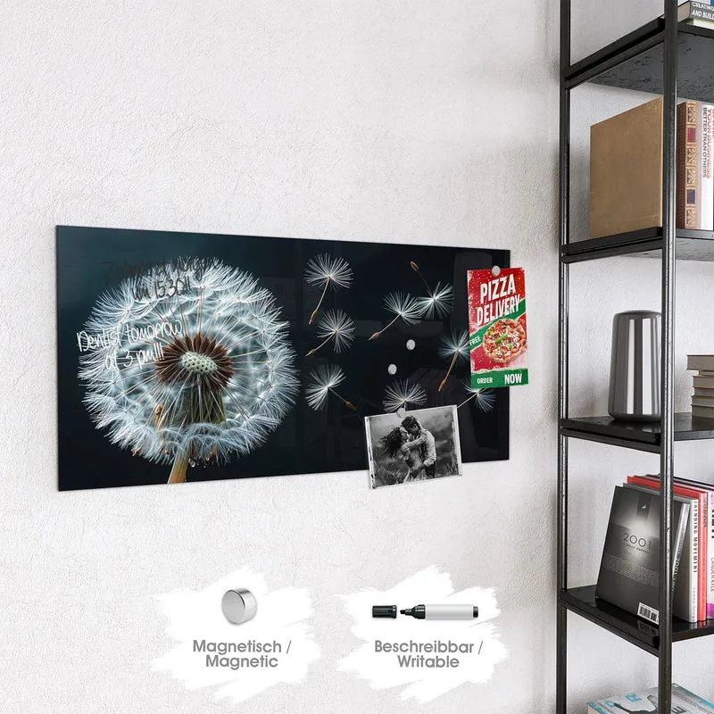Magnettafel - Fliegende Pusteblume