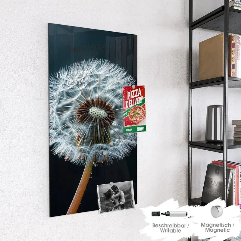 Magnettafel - Fliegende Pusteblume