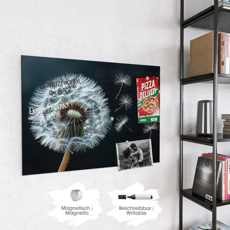 Magnettafel - Fliegende Pusteblume