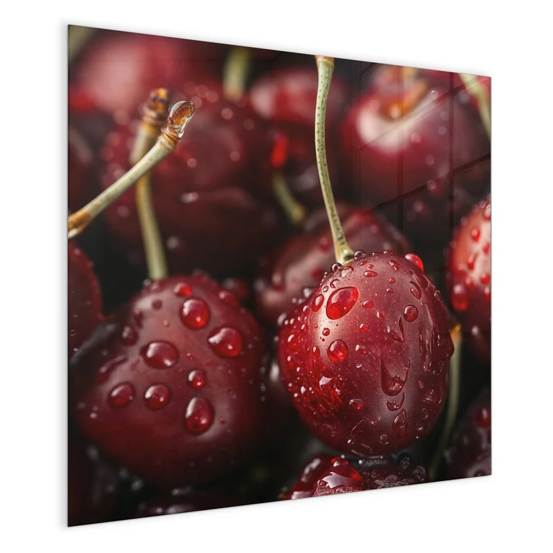 Magnettafel - Rubinrote Kirschen