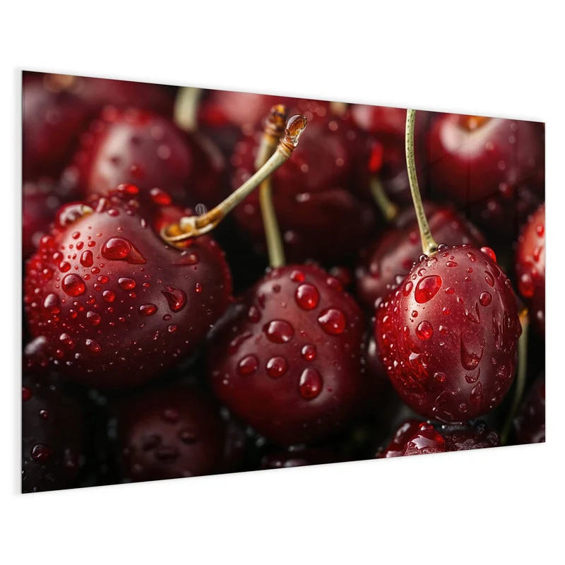 Magnettafel - Rubinrote Kirschen