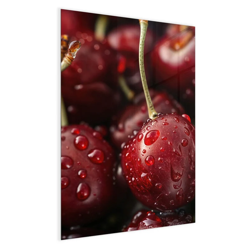 Magnettafel - Rubinrote Kirschen