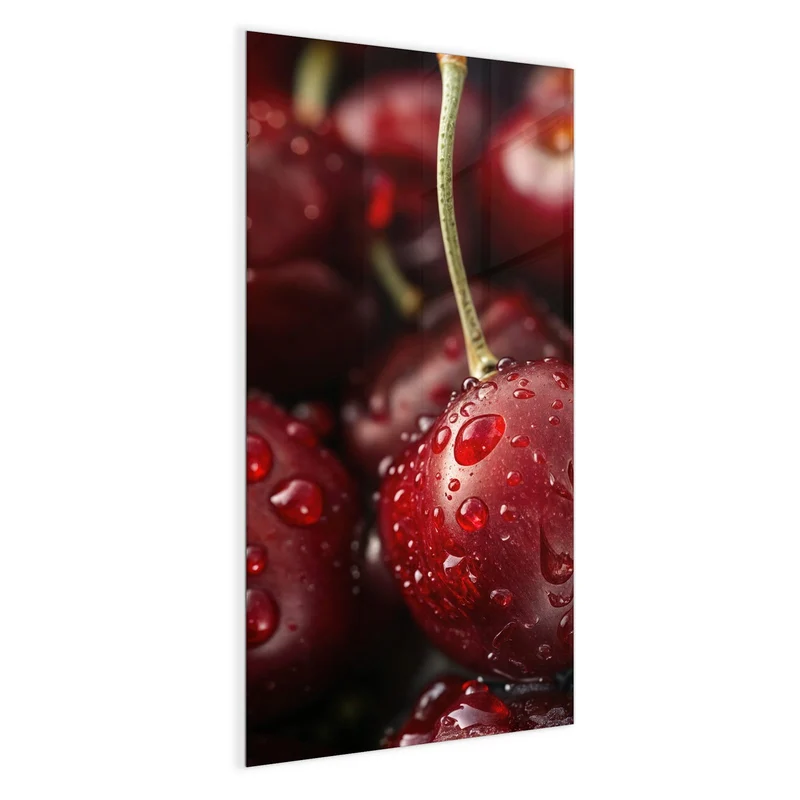 Magnettafel - Rubinrote Kirschen