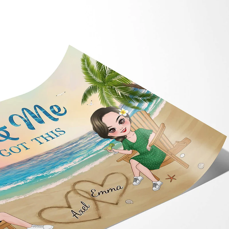 Du Und Ich Zusammen Schaffen Wir Alles - Personalisierte Geschenke | Poster für Frauen/Herren