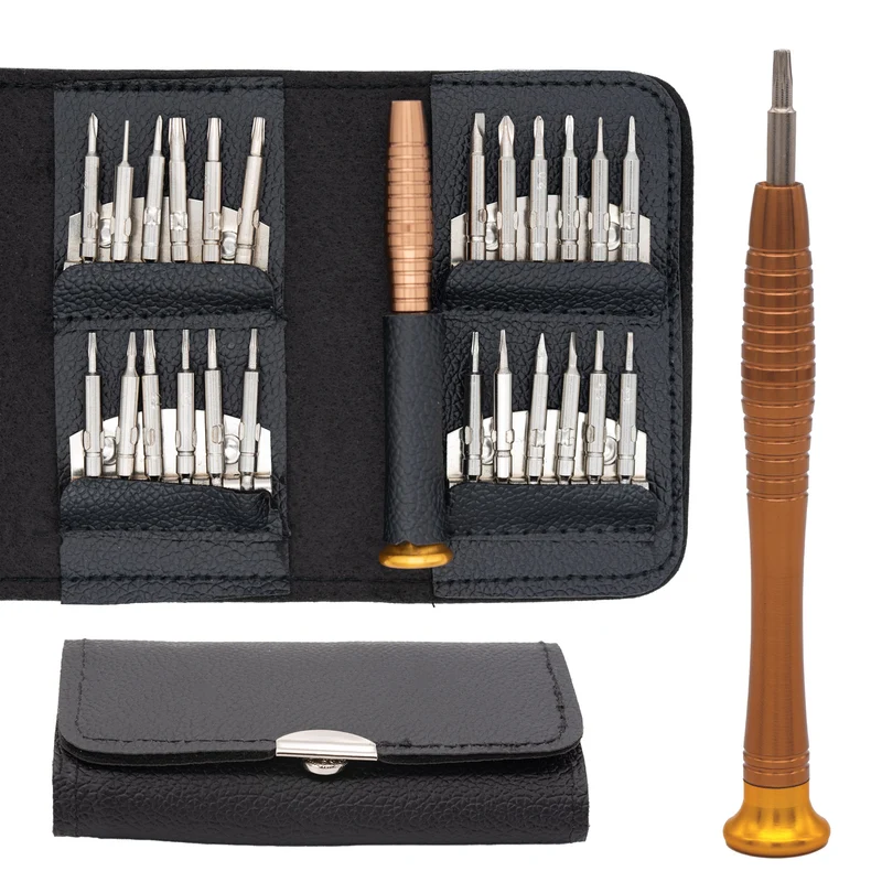 25in1 Schraubendreher Set Präzisions Bit Feinwerk Werkzeug Feinmechaniker Mini