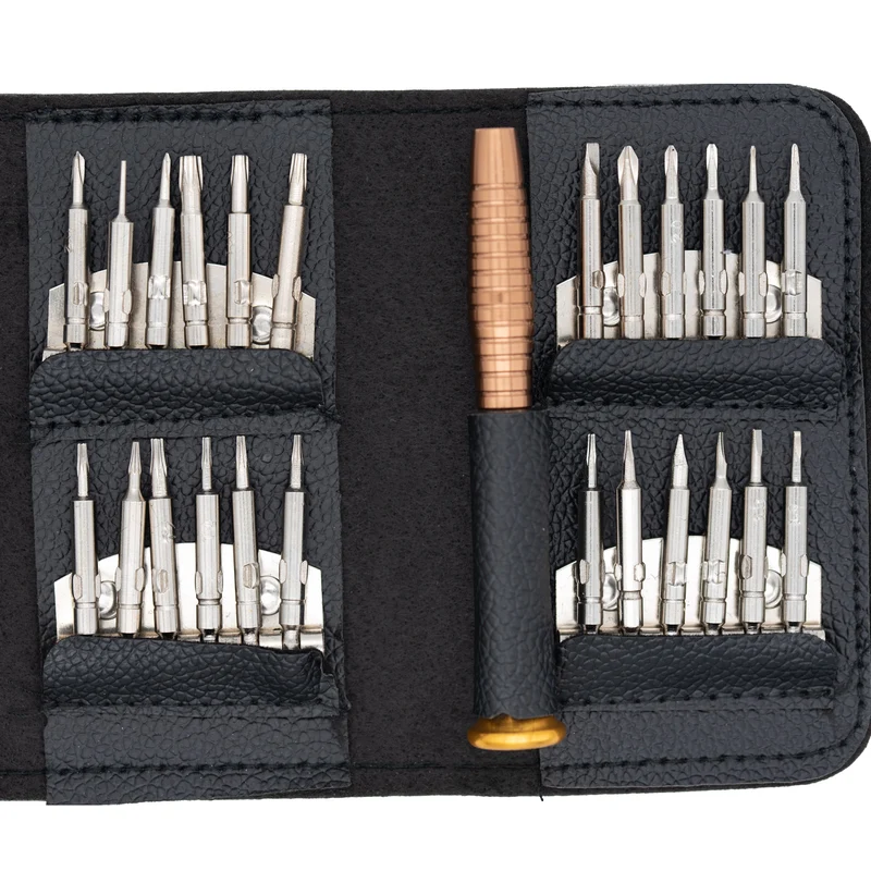 25in1 Schraubendreher Set Präzisions Bit Feinwerk Werkzeug Feinmechaniker Mini