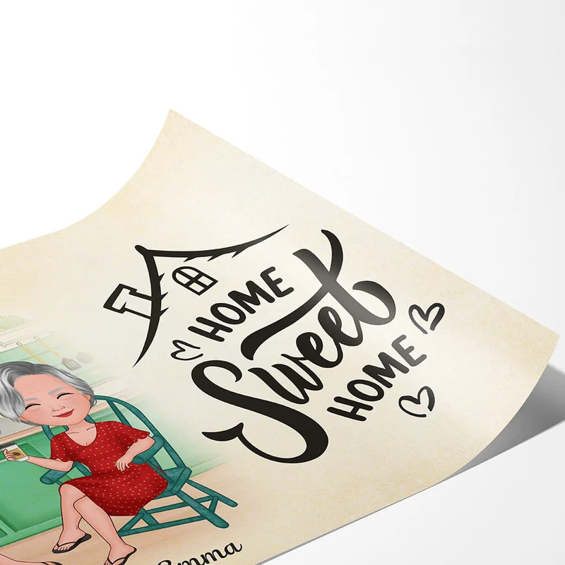 Home Sweet Home Für Paare - Personalisierte Geschenke | Poster für Paare