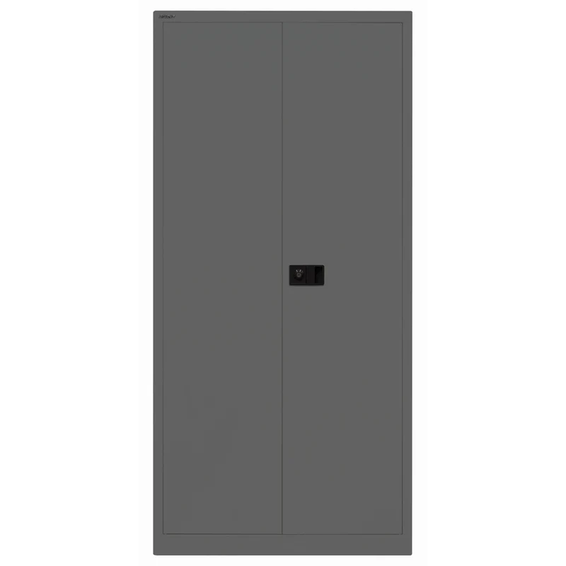 Flügeltürenschrank UNIVERSAL | 4 Fachböden für 5 Ordnerhöhen, Breite 914, Tiefe 500, mit verzinkten Fachböden