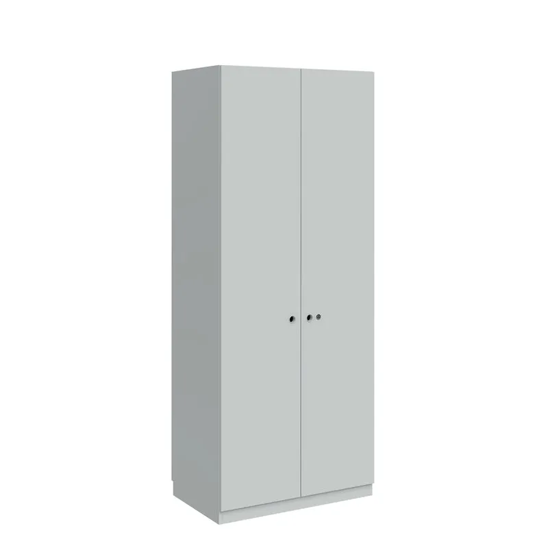 Flügeltürenschrank Pren | mit Garderobeneinsatz, Hutboden, Schuhfach | H1970 x B 800 x T 500mm