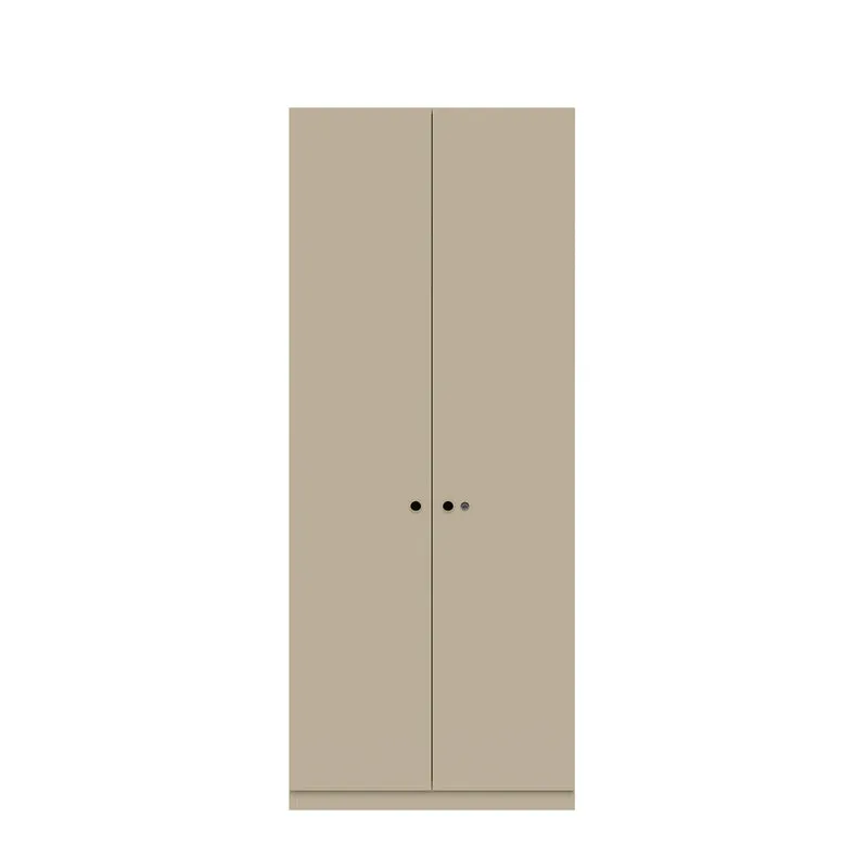Flügeltürenschrank Pren | mit Garderobeneinsatz, Hutboden, Schuhfach | H1970 x B 800 x T 500mm