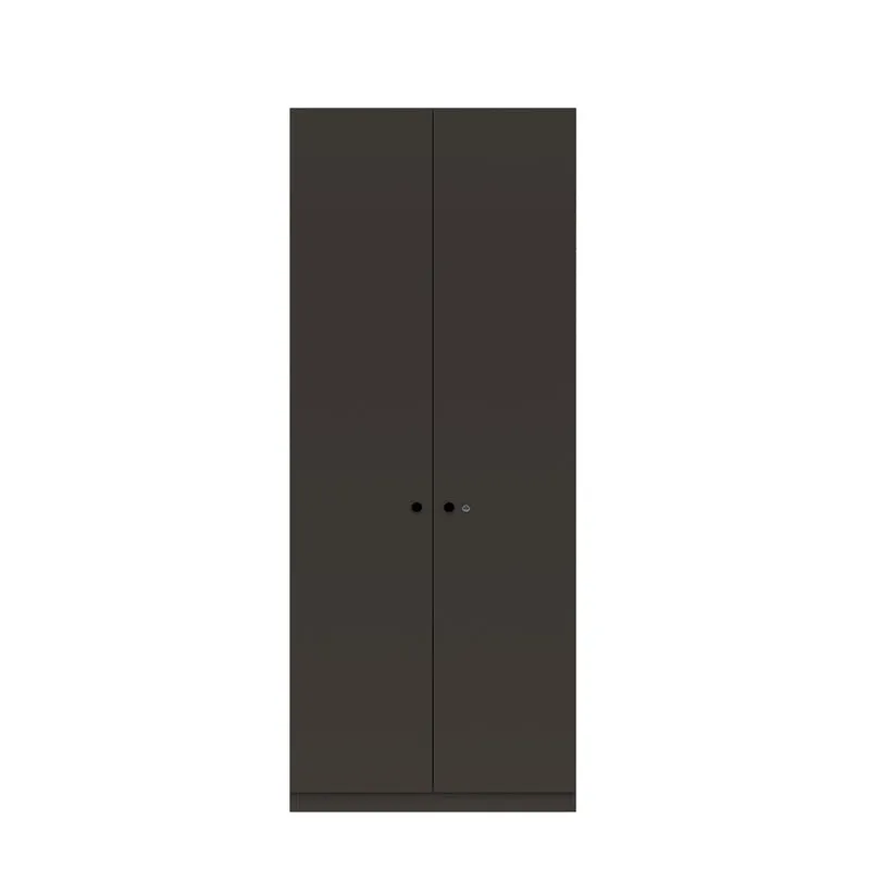 Flügeltürenschrank Pren | mit Garderobeneinsatz, Hutboden, Schuhfach | H1970 x B 800 x T 500mm