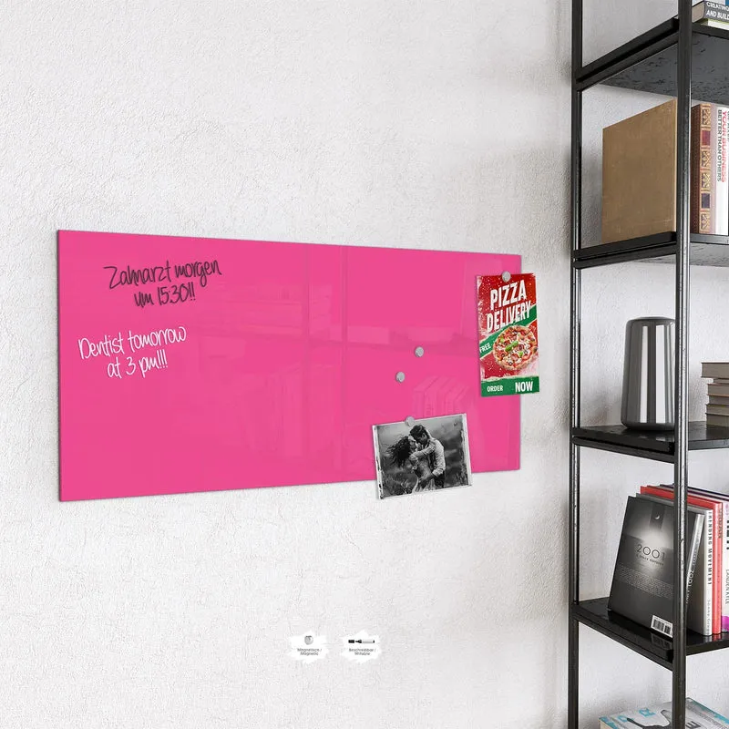 Magnettafel - Pinker Hintergrund