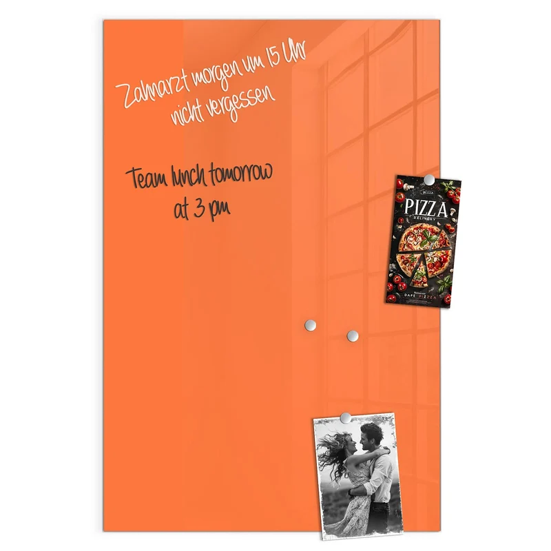 Magnettafel - Korallenorange