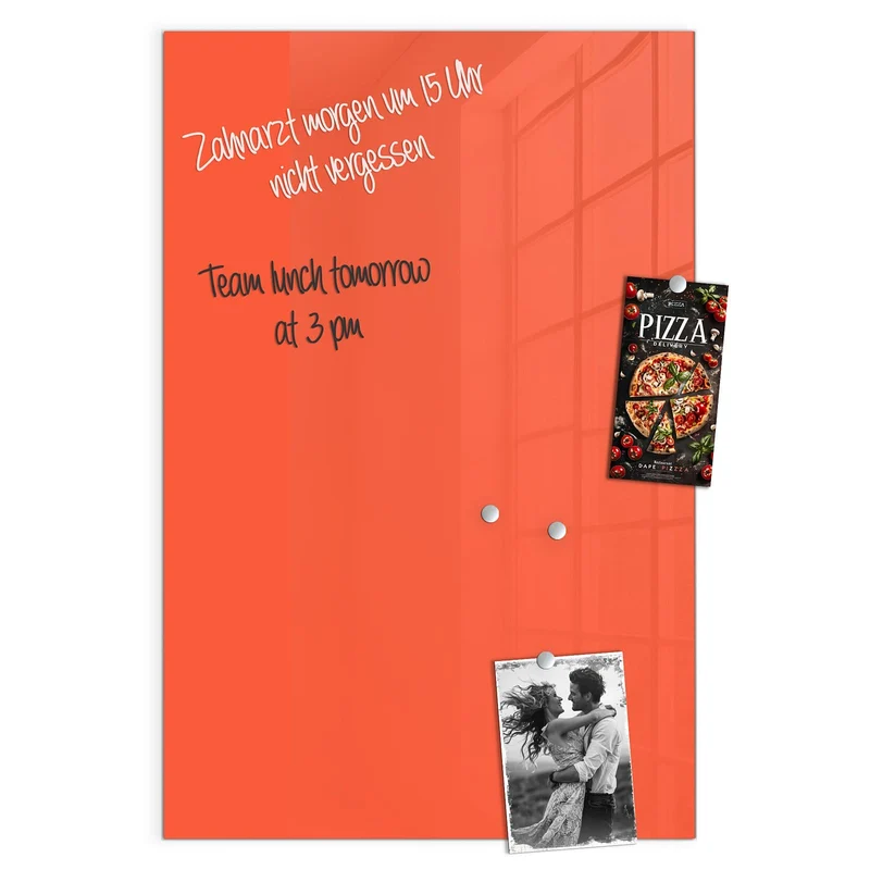 Magnettafel - Rotoranger Hintergrund