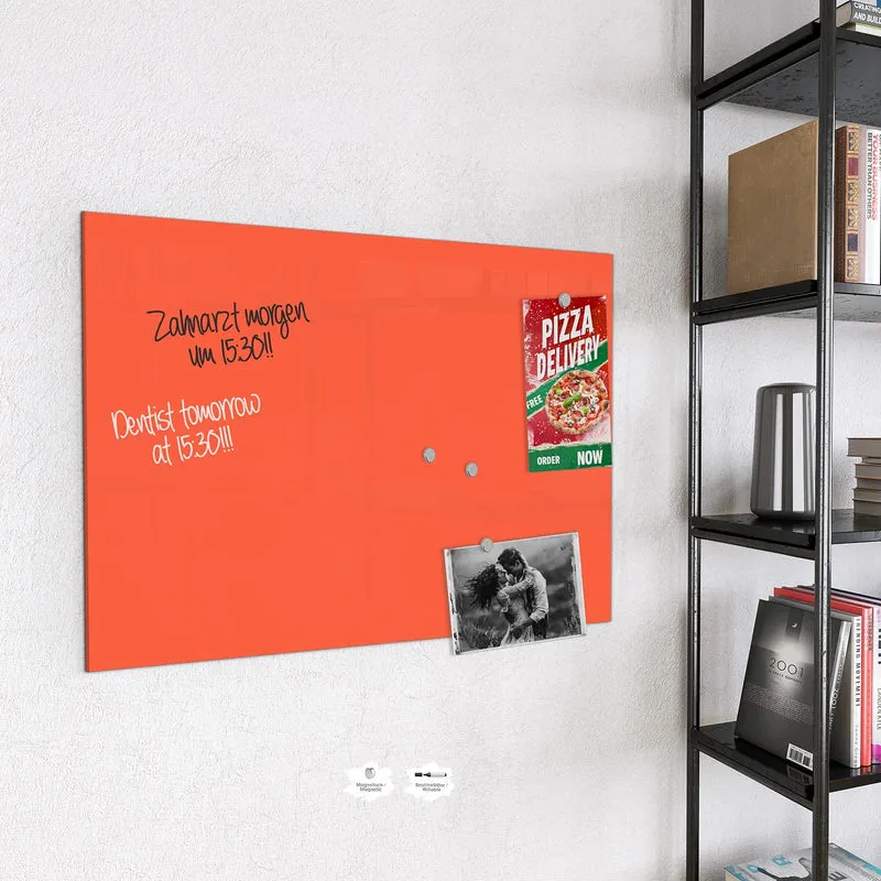 Magnettafel - Rotoranger Hintergrund