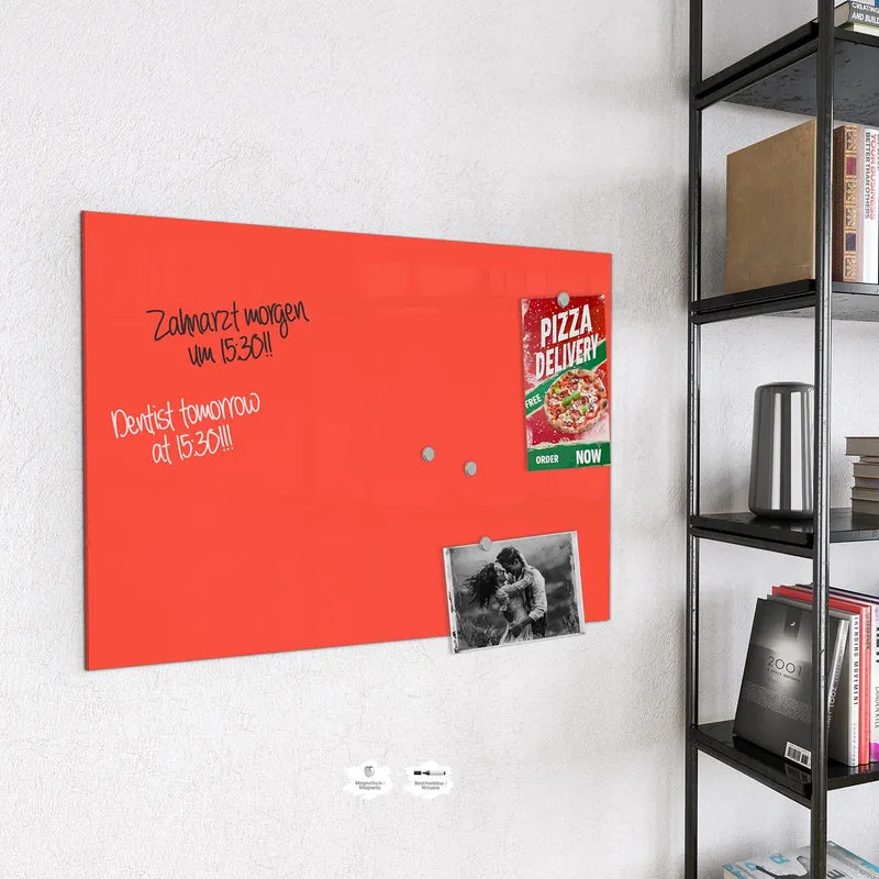 Magnettafel - Tomatenrot