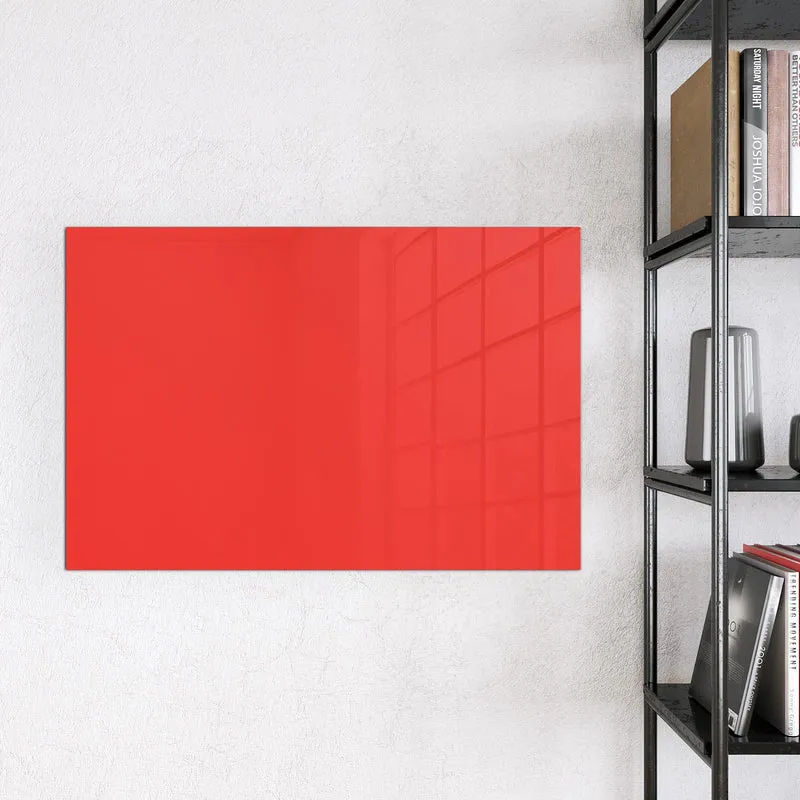 Magnettafel - Feuerrot