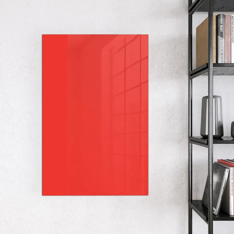 Magnettafel - Feuerrot