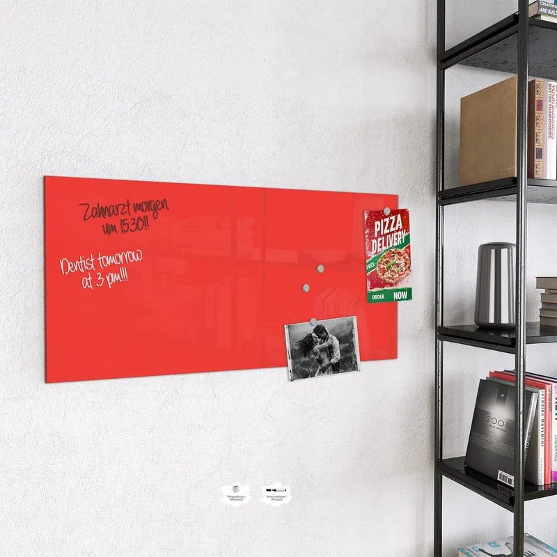 Magnettafel - Feuerrot