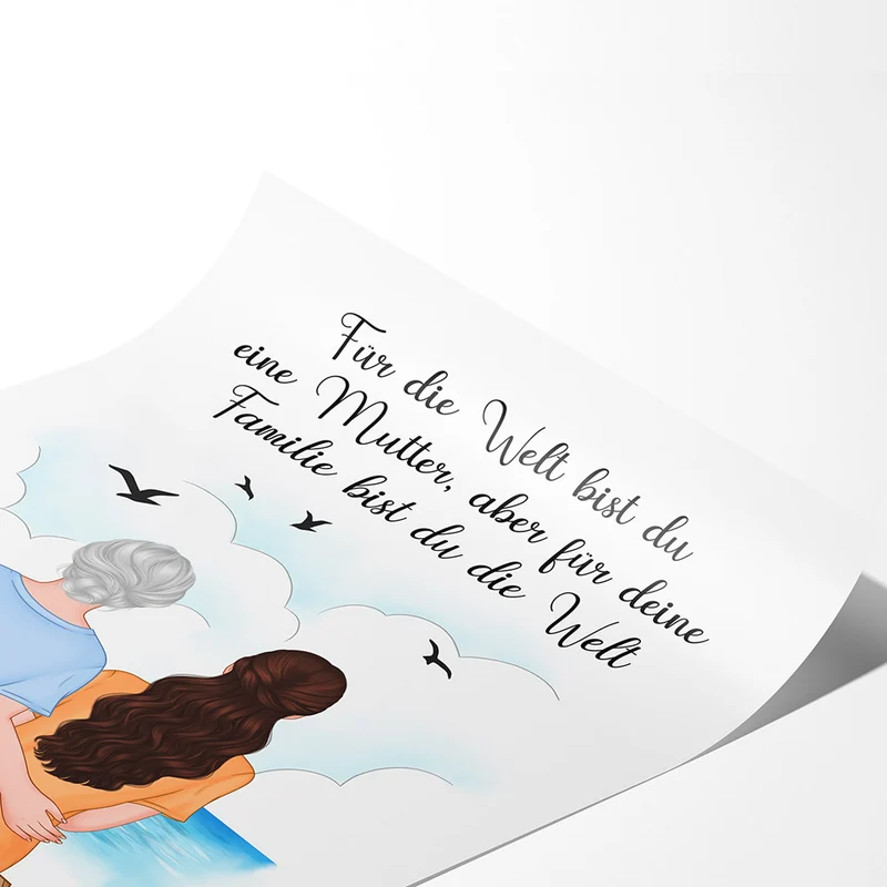 Egal Wie Alt Du Bist - Personalisierte Geschenke | Poster für Mama