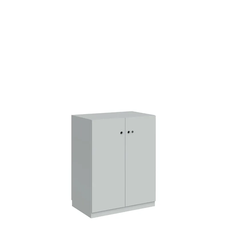 Flügeltürenschrank Pren | 2 Fachböden für 2,5 OH | H 1018 x B 800 x T 500mm
