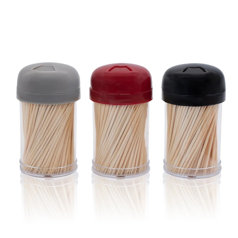 900x Zahnstocher Zahnhölzer Zahnpflege Zahnstick Spieß Holz Cocktail Käse Spenderbox